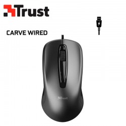 MOUSE TRUST CARVE WIRED